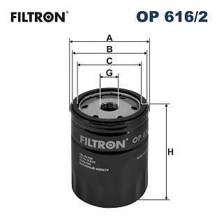 FILTRON OP616-2 Oil Filter - 00-03 Fabia 1.4 — Oil Filters