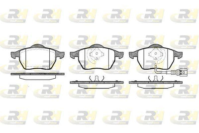 ROADHOUSE 2390.41 Brake Pad Front Golf IV 97 > Bora 99 > A3 96 > Tt 98 > Toledo II 98 > Leon 99 > Octavia 96 > — Brake Pads