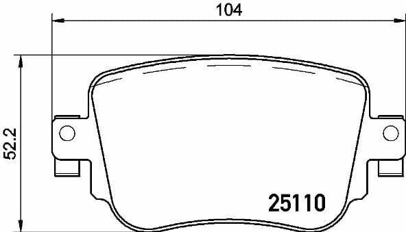 BREMBO P85135 Brake Pads - VW Caddy & Octavia (2015+)
