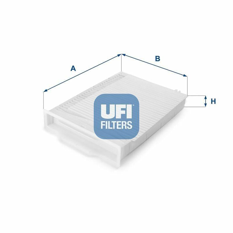 UFI Pollen Filter 53.107.00 - High Efficiency for Megane II — Air & Cabin Filters