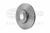 HELLA Pagid Brake Disc 8DD355110-301 - Front Ventilated for Honda Civic VII 2001-2005 — Brake Rotors & Drums