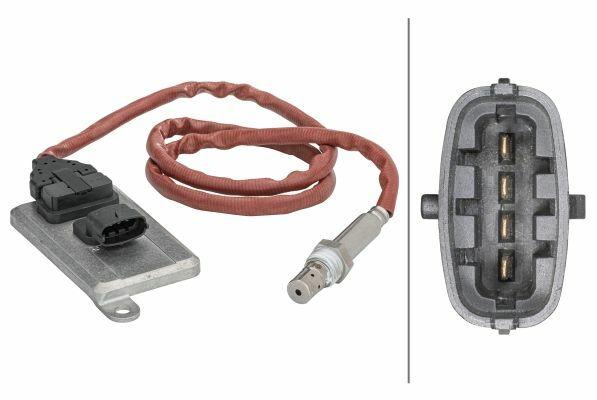 hella nox catalyst sensor red, 24V NOx sensor for Daf CF75 and CF85 HELLA NOx Catalyst Sensor 6PN358186-061 - Red for Daf CF75, CF85, XF95, XF105 | 24V HELLA NOx Catalyst Sensor - Red hella, nox-sensor, catalyst-sensor, heavy-duty-vehicles, automotive-parts, vehicle-maintenance, mechanics, emissions-control, red-sensor, ai-generated