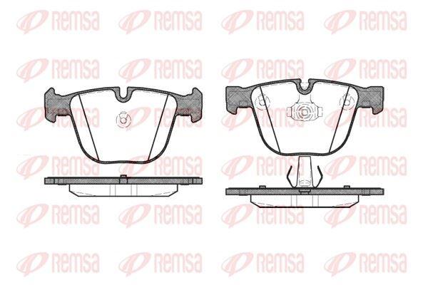REMSA 0892.00 Brake Pad 3 Series E90 E91 E92 E93 Berlin — Brake Pads