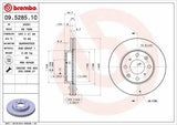 BREMBO Front Brake Disks for Honda Civic 1992-2000 - 240mm with Coated Surface — Brake Rotors & Drums