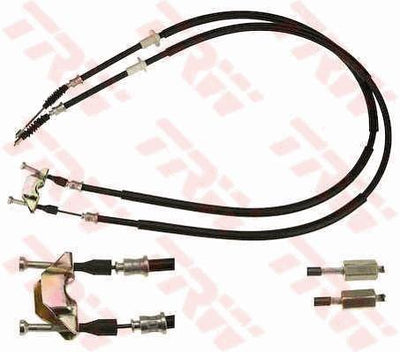 TRW GCH2516 El Brake Cable Complete Opel Astra H 04 > with Brake Drum Brake (Length 1295mm) Rear — Brake Rotors & Drums