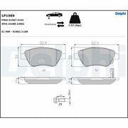 delphi lp1989 brake pads front set for 06 corsa, delphi brake pads dimensions and features DELPHI LP1989 Brake Pads - Front Set for 2006 Corsa 1.3MJet 75HP | Optimal Performance for Mechanics and Car Owners DELPHI LP1989 Brake Pads for 06 Corsa 1.3MJet 75Hp brake-pads, delphi, corsa-1-3mjet, car-maintenance, mechanic-tools, automotive-parts, vehicle-braking-system, low-metallic, squeal-prevention, ai-generated