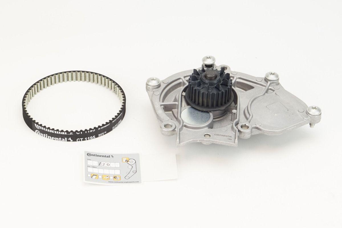 CONTINENTAL CTAM CT1195WP1 Timing Belt Kit + Water Pump VW Golf 13-, Passat 15- and 3 more models — Water Pump & Thermostat