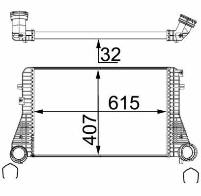 MAHLE CI83000S Turbo Intercooler for VW Golf, Technical specifications of MAHLE Turbo Intercooler, Installation process for intercooler MAHLE Turbo Intercooler CI83000S - High Performance for VW Golf 1.4Tsi, 1.9Tdi, 2.0Tdi | 24.25x16.02x1.26 in MAHLE Turbo Intercooler for VW Golf - 1.4Tsi, 1.9Tdi, 2.0Tdi mahle, turbo-intercooler, vw-golf, car-parts, performance-parts, mechanics, car-enthusiasts, automotive, intercooler, ai-generated