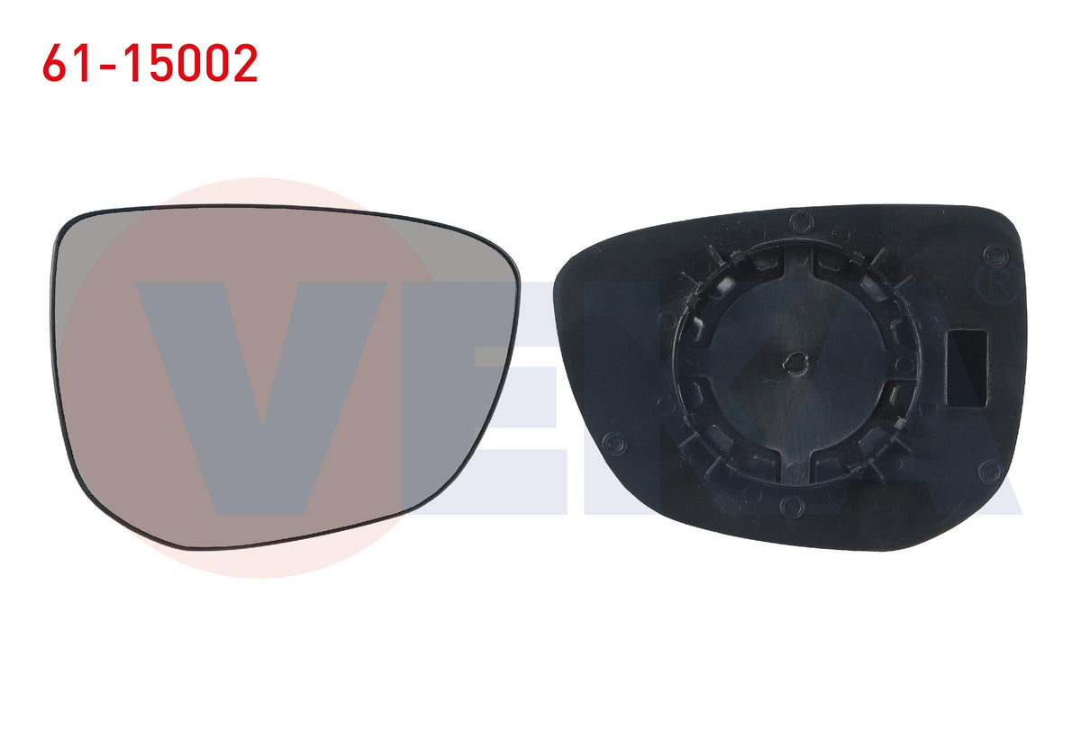 Veka 61-15002 Mirror Glass Right Mechanical Peugeot 301 2012-/ Citroen C-Elysee 2012-/ C4 Cactus 2014 — Mirrors