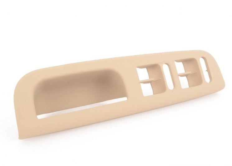 Volkswagen Bora Window Switch Frame (Driver Side) - Beige Color for 1998-2004 Models — Glass & Trim