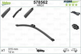 VALEO 578562 Rear Wiper Blade 310mm - Hydroconnect Multi-Connection System — Wipers