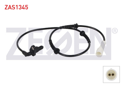 Zegen ZAS1345 ABS Sensor Rear Left Renault Clio II III IV 98-21 / Symbol II 08-12 — Brake Sensors & ABS