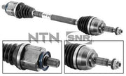 snr dk55137 front left axle, detailed view of snr dk55137 axle components, snr dk55137 installation on megane ii SNR DK55137 Front Left Axle - Fits 2002-2008 Megane II 1.6 16V | 689 mm SNR DK55137 | Front Left Axle for Megane II 1.6 16V snr, front-left-axle, renault-megane, car-parts, automotive-accessories, mechanics, car-owners, vehicle-repair, axles, ai-generated