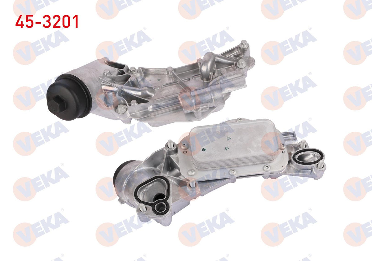 Veka 45-3201 Oil Cooler Complete Opel Astra H-J 1.6i 2004-2016 / Meriva A 1.6 2003-2010 / Mokka 1.6 2012-/ Vectr — Oil System