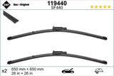 SWF Windshield Wiper Blade Set - 65cm Length — Wipers