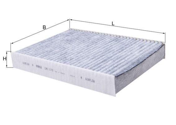 Mahle LAK1173 Cabin Air Filter Qashqai Kadjar Megane IV Ca Talisman Espace V — Air & Cabin Filters