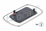 topran transmission filter kit for bmw, hydraulic filter assembly for automatic transmission, bmw transmission filter kit components including gasket and bolts TOPRAN Transmission Filter Kit - BMW 3 Series E46, 5 Series E39, X3 E83 | Includes Gasket & Bolts TOPRAN Transmission Filter Kit for BMW 3 Series E46 topran, bmw-transmission-filter-kit, car-maintenance, bmw-parts, automatic-transmission, mechanics, car-enthusiasts, filters, automotive-parts, ai-generated