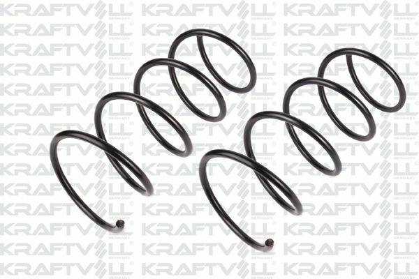 KRAFTVOLL Coil Spring Front (Red Code: 2 X Red) - Front Springs for C-Class W203 02-07 S203 02-07
