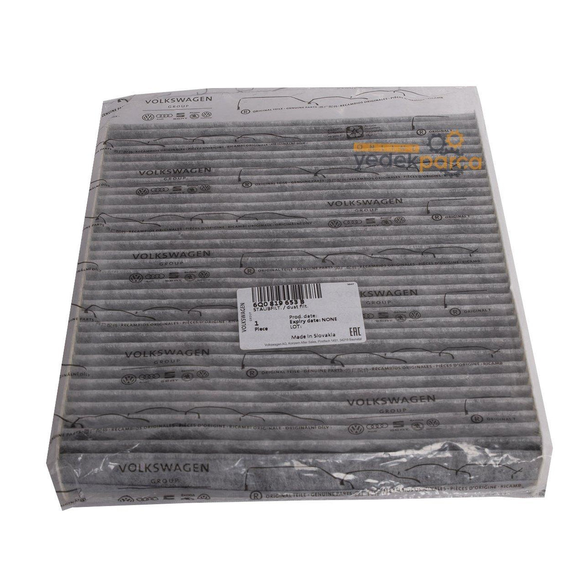 Volkswagen Active Carbon Cabin Filter - Fits 2009-2014 Polo Models — Air & Cabin Filters