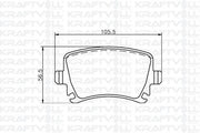 kraftvoll brake pads for audi a3 and a4, technical specifications of kraftvoll brake pads KRAFTVOLL Brake Pads Set for A3 2005 / A4 Passat 1.6 FSI / 1.9 TDI / 2.0 TDI (1995-2016) KRAFTVOLL Brake Pads for A3 and Passat Models brake-pads, kraftvoll, audi-a3, audi-a4, car-parts, mechanics, car-owners, automotive, brake-safety, ai-generated