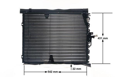 MAHLE AC133000S Climate Radiator - Fits W124 88-93, S124 89-92, C124 89-92 — Radiators & Fans