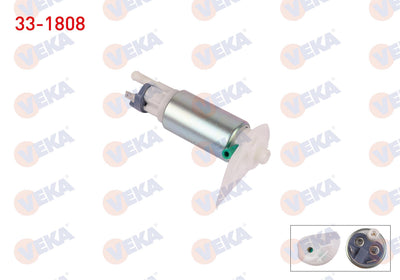 Veka 33-1808 Fuel Pump with Strainer 5 Bar Fiat Palio 1.2i 16V-1.4i-1.6i 16V 1996-2005 / Siena 1.2i-1.4i-1.6i — Fuel Delivery