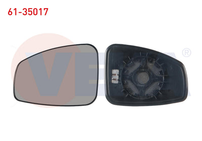 Veka 61-35017 Mirror Glass Left Heated Aspheric Renault Fluence / Megane III / Laguna — Mirrors