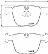 HELLA Pagid Brake Pad - Rear Brake Pads for BMW E70 E71