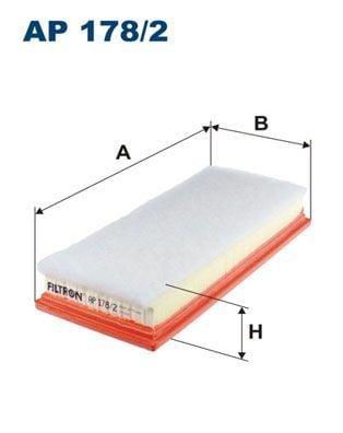 FILTRON AP178-2 Air Filter - Compatible with 2006 Yaris 1.4 D-4D — Air & Cabin Filters