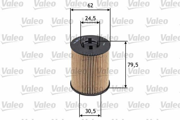 VALEO 586539 Oil Filter - Compatible with Opel Astra G, Vectra B/C, Omega B — Oil Filters