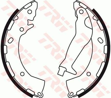 TRW GS8785 Brake Shoe Assembly - High-Performance Brake Pad Set for i20 — Brake Cables & Hardware
