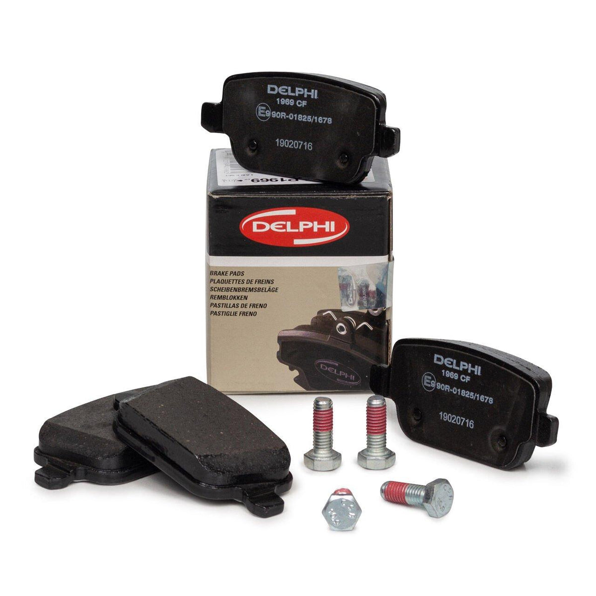 Delphi LP1969 Rear Brake Pad Land Rover Freelander 2 / Ford Mondeo IV / Kuga / S-Max / Volvo S80 II/V70 III — Brake Pads