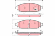 trw gdb4136 front brake pad, trw brake pad for grand cherokee, front brake pads set for jeep grand cherokee TRW GDB4136 Front Brake Pad - High Performance for Grand Cherokee II & III | 2.7 CRD, 5.7 V8, 3.7 V6 TRW GDB4136 Front Brake Pad trw-brake-pads, grand-cherokee-parts, front-brake-pads, jeep-brake-components, brake-system, car-maintenance, mechanics-accessories, ai-generated, auto-repair, brake-replacement