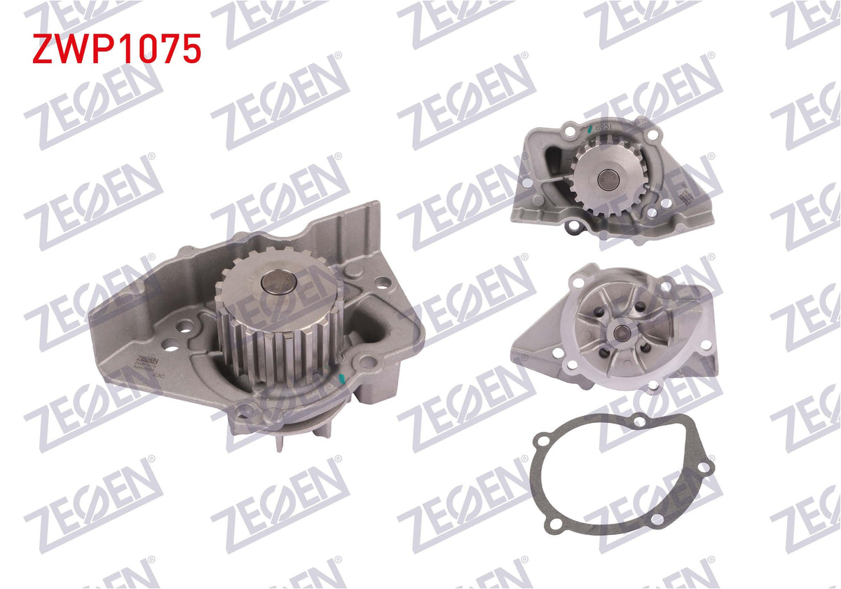 Zegen ZWP1075 Water Pump Peugeot 306 2.0 (Xu10j4r) 1993-2002 / 406 2.0i (Xu10j4r) 1995-2004 / 605 2 — Water Pump & Thermostat