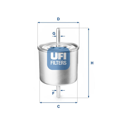 Ufi 31.514.00 Fuel Filter Escort / Fiesta / Mondeo Bm 92 — Fuel Delivery