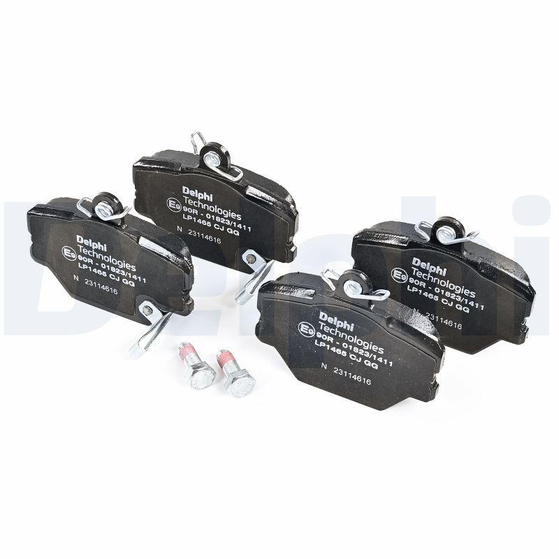 Delphi LP1465 Brake Pad Front Fortwo Cabrio City-Coupe Crossblade Roadstar 00-07 0.6 0.7 0.8 CDI 1.0 1.0 Turbo — Brake Pads