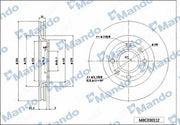 mando mbc030112 brake discs set of 2, front axle ventilated brake disc specifications MANDO MBC030112 Brake Discs - Front Axle, Ventilated | Set of 2 MANDO MBC030112 Brake Discs - Front Axle, Ventilated | 2 Pieces brake-discs, mando, automotive-parts, car-repair, mechanics, car-owners, ventilated-discs, automotive-enthusiasts, car-maintenance, ai-generated
