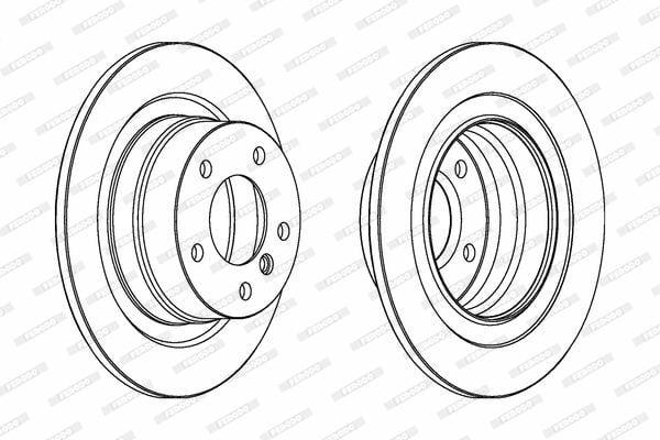 ferodo ddf1230c rear brake disc for bmw e81 e87 e90, technical specifications of ferodo ddf1230c brake disc FERODO DDF1230C Rear Brake Disc for BMW E81 E87 E90 | Set of 2 FERODO DDF1230C | Rear Brake Disc for BMW E81 E87 E90 ferodo, rear-brake-disc, bmw, brembo, car-parts, mechanics, braking-system, brake-products, auto-accessories, ai-generated
