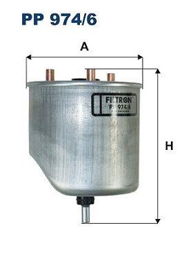 Filtron PP974-6 Diesel Filter Peugeot 207/208/301/308/508/5008/Citroen C3/C4/C5/Ds3/Ds4/Partner 1.6 HDi