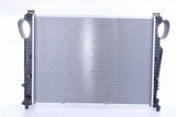 NISSENS 62547A Radiator - Built-in Oil Cooler, Aluminum Cooling — Oil System