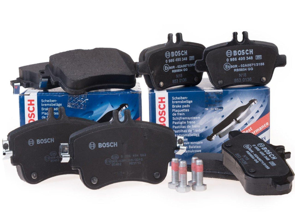 Bosch Mercedes A180 Brake Pad Set - Front & Rear Brake Pads for Mercedes