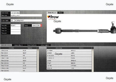 FROW ALTTAKIM 6511213002 Complete Tie Rod (Right) Volkswagen Polo 6R — Tie Rods & Linkage