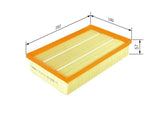 BOSCH Air Filter - Air Filter for Navara and Pathfinder 2.5DCI — Air & Cabin Filters