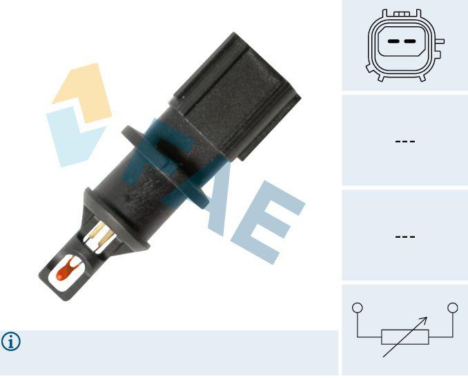 FAE 33179 Air Temperature Sensor Chrysler 300C Pt Cruiser Sebring Jeep Cherokee-Compass