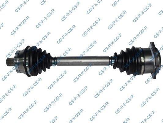 gsp-203015-front-axle-left-view-1, gsp-203015-front-axle-left-view-2 GSP 203015 Front Axle Left - Compatible with Audi A4, Passat, and Superb | 20.79 inch GSP 203015 Front Axle Left - Audi A4, Passat, Superb gsp, front-axle, car-parts, vehicle-maintenance, audi-a4, passat, superb, axles, mechanics, ai-generated