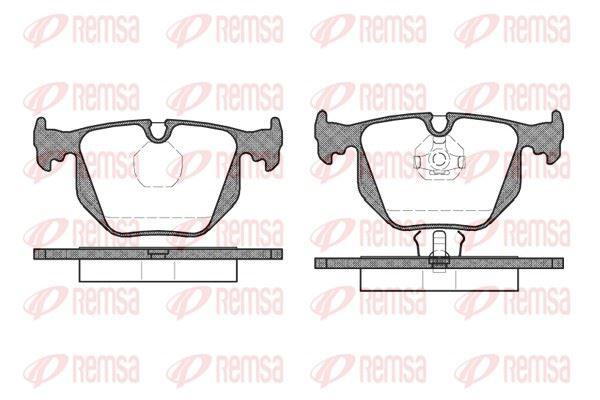 REMSA 0381.00 Brake Pad — Brake Pads