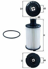 MAHLE OX774D Oil Filter - Replacement Part for Range Rover and Discovery — Oil Filters
