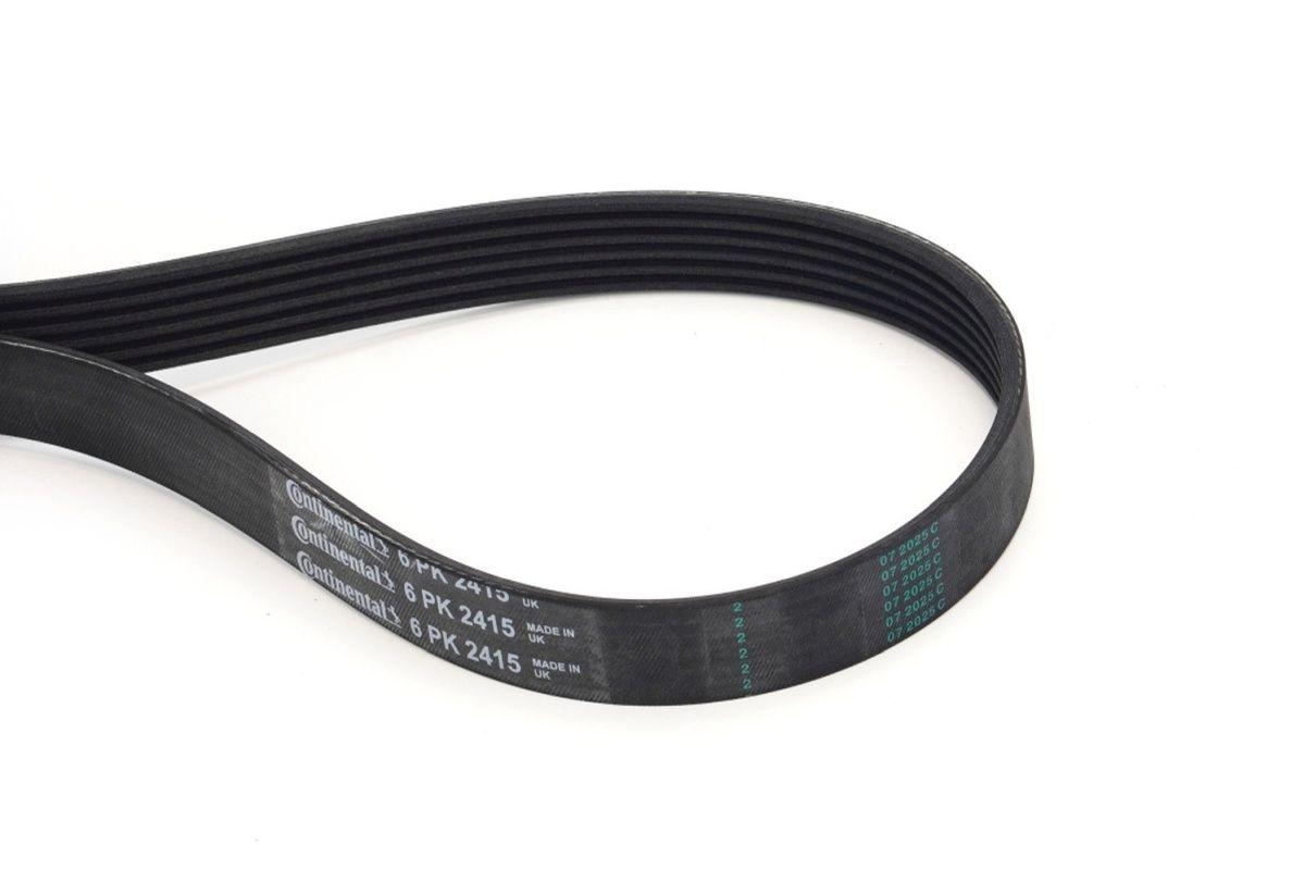 CONTINENTAL CTAM 6PK2415 V-Ribbed Belt Mercedes W124 S124 Audi A4 A6 VW Passat 2.5 TDI M103 M104 85-93 — Belts
