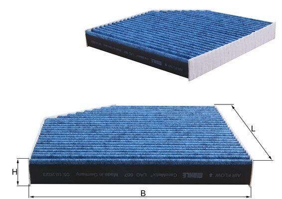 Mahle LAO667 Cabin Air Filter Anti Alerjen Audi A6-A7-A8 Bm 11 — Air & Cabin Filters