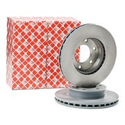 front brake disc set for volkswagen crafter, FEBI front brake disk installed, FEBI brake parts quality FEBI Front Brake Disc Set for Volkswagen Crafter 2006-2016 | Premium Quality Replacement FEBI Front Brake Disc Set for Volkswagen Crafter volkswagen-crafter, front-brake-disc-set, premium-quality, reliable-braking, brake-parts, febi, vehicle-maintenance, automotive-replacement, german-brand, ai-generated